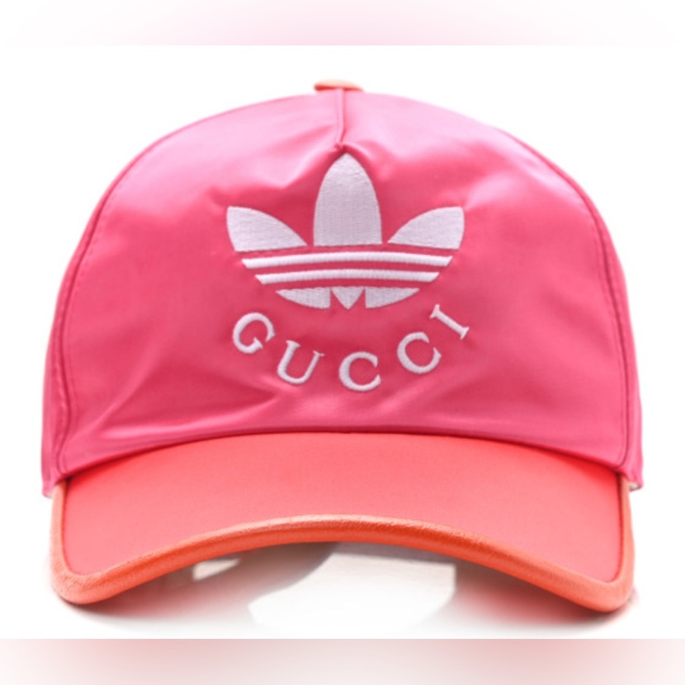 Gucci X Adidas Pink and Orange Cap